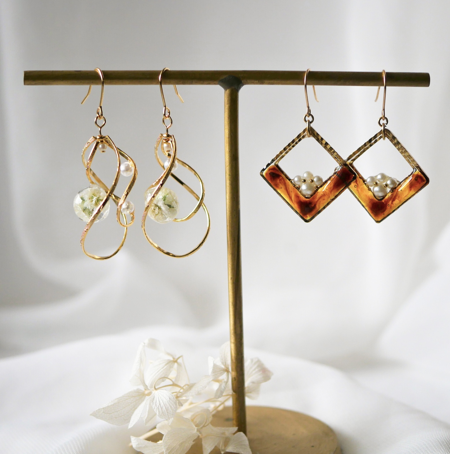 その日の気分で選べる、上品な2点セット